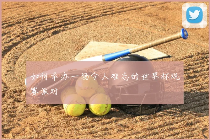 如何举办一场令人难忘的世界杯观赛派对